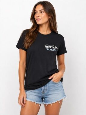 Noah Schnacky OPRY Reckless Tour 2022 Graphic Tee Black Small
